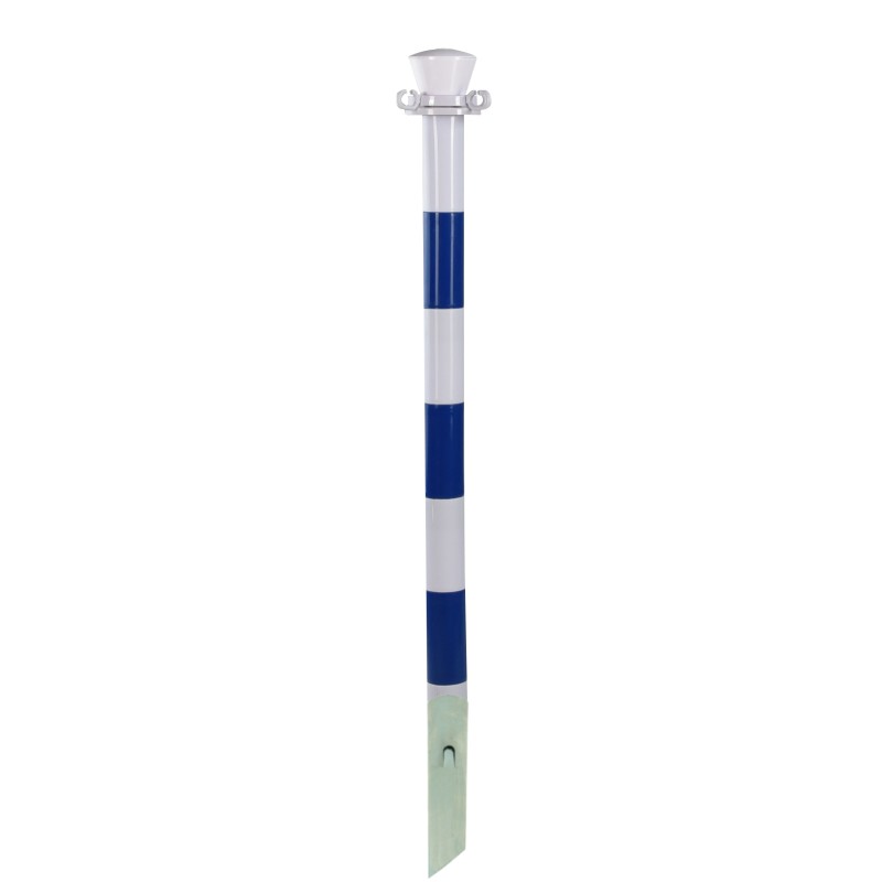 Plastic bollard for ground planting