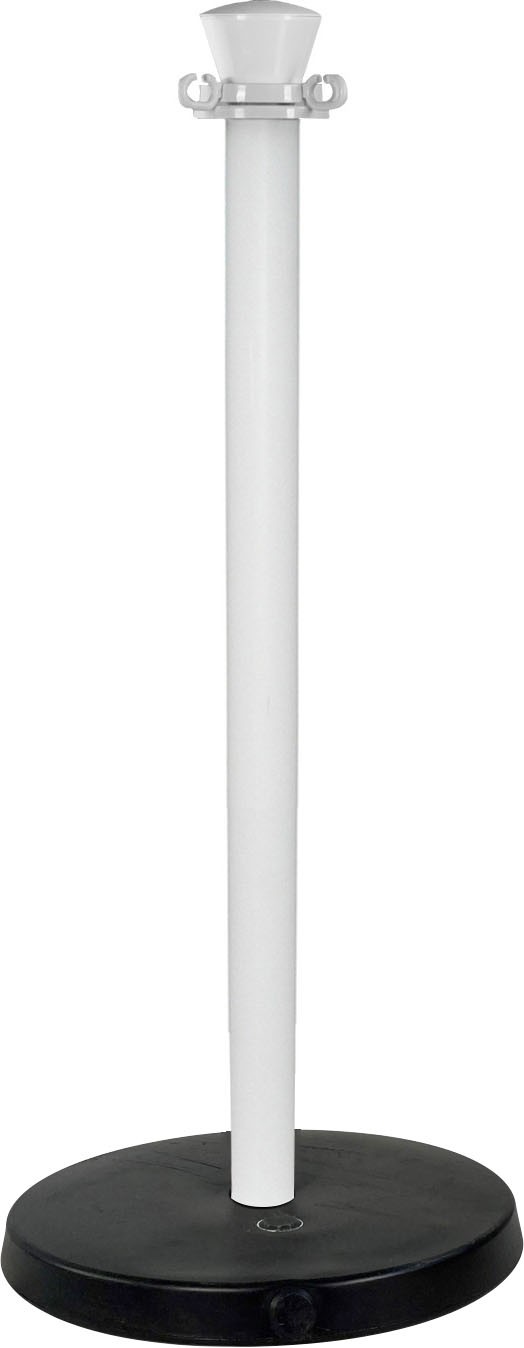 Plastic bollard with heavy base