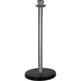 Plastic bollard with heavy base