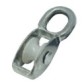 Fixed-eye pulley with 1 wheel