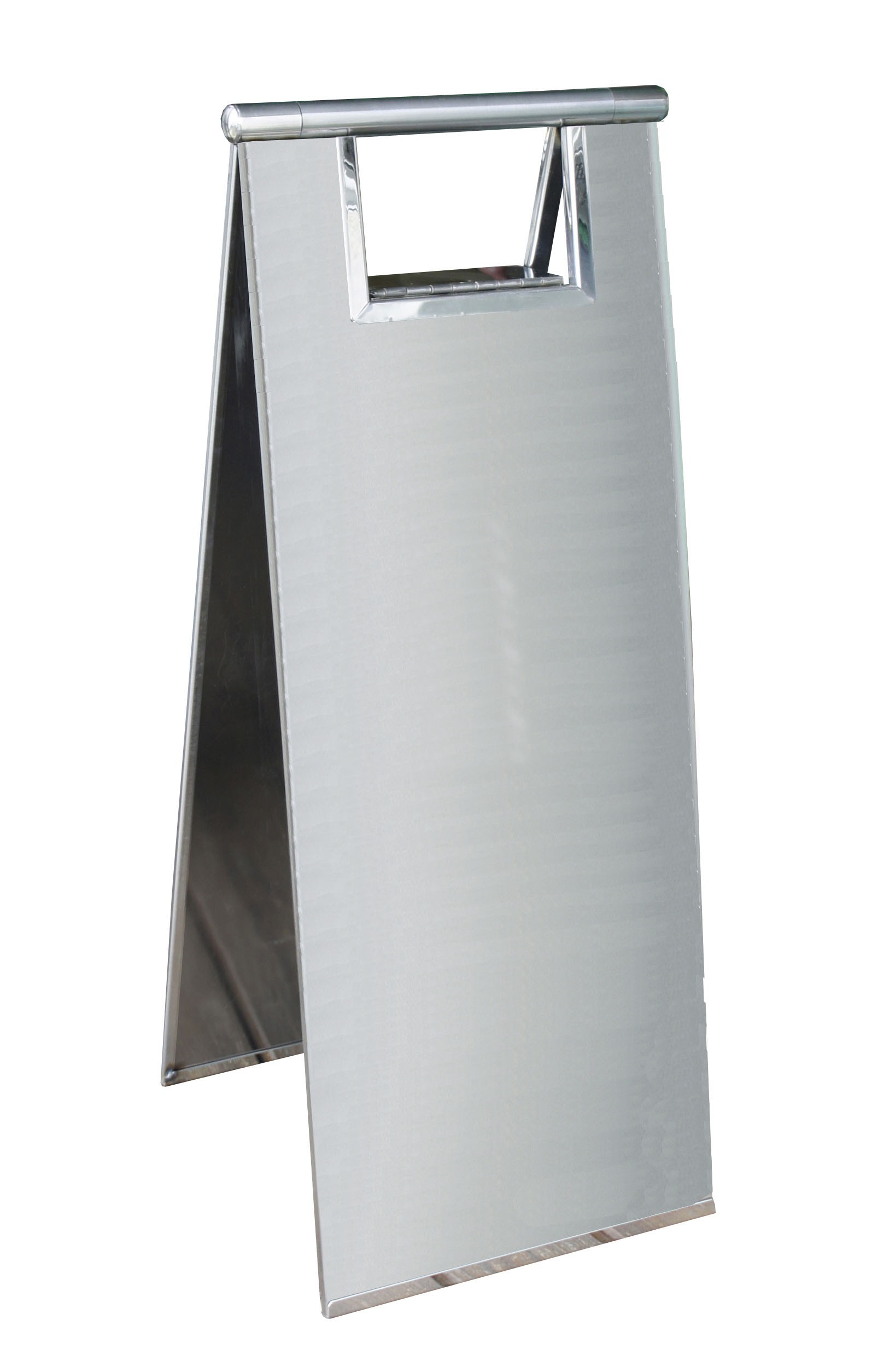Chevalet de signalisation de danger inox