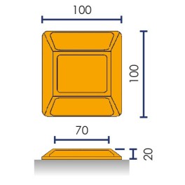 Road reflective marker