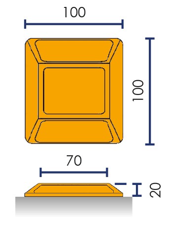 Road reflective marker