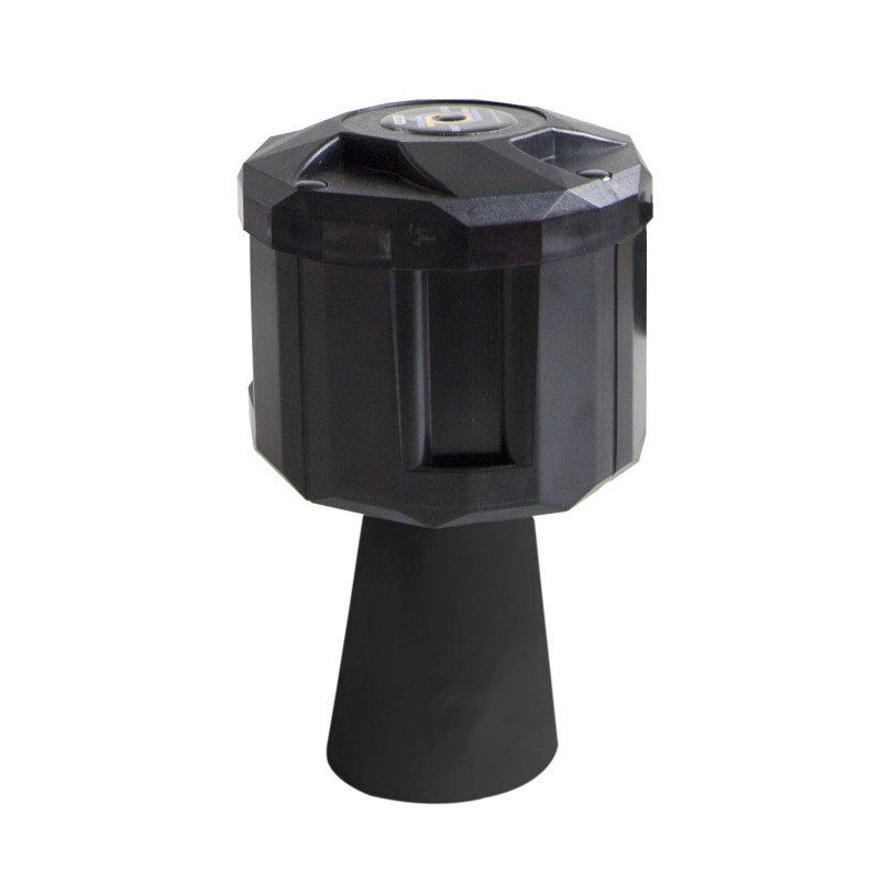 Reel strap receiver unit with cone adapter