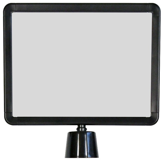 Sign holder with cone adapter