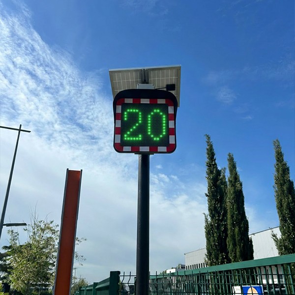 Radar speed display sign