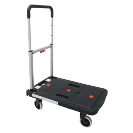 Foldable handling trolley