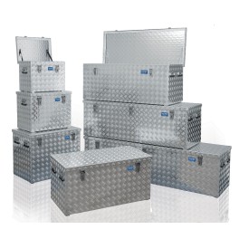 Heavy duty aluminium crate