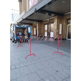 BARRIÈRE EXTENSIBLE ACIER  2,30 M