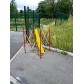 Square extendable construction barrier