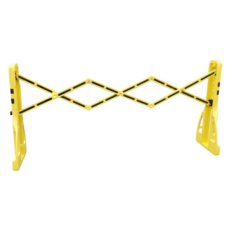 Extendable plastic safety barrier - 2,40m