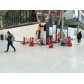 Extendable plastic safety barrier - 2,40m