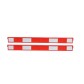 Set of 2 Steel Bollard Barriers for Marking