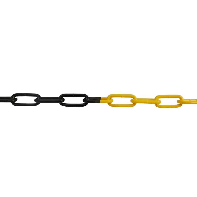 Straight welded chain with long links