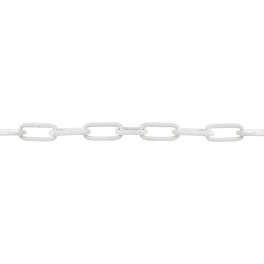 Straight welded chain with long links