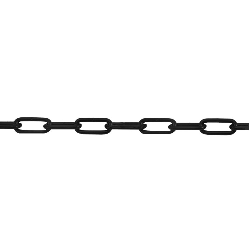 Straight welded chain with long links