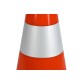 Marking cone with reflective band