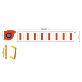 Reel with 15m signaling tape 