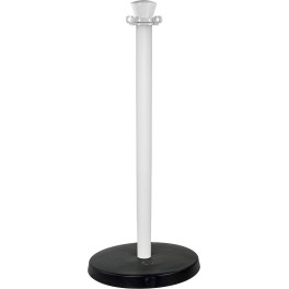 Plastic bollard with heavy base