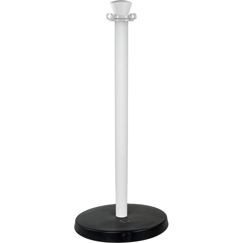 Plastic bollard with heavy base