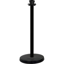 Plastic bollard with heavy base