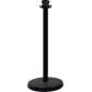 Plastic bollard with heavy base