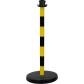 Plastic bollard with heavy base