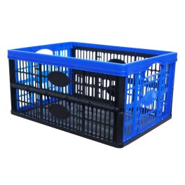 Foldable perforated crate, from 30 liters to 60 liters 