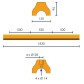 Thermoplastische Stootrand