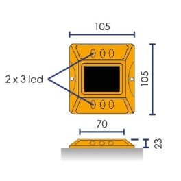 Plot solaire à LED