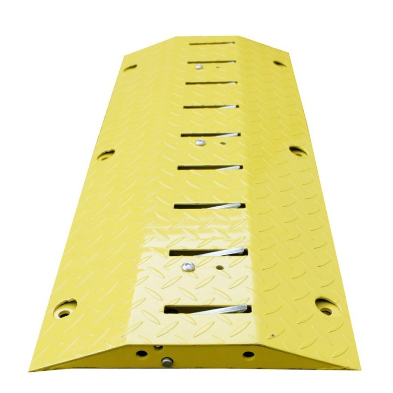 Steel anti-rollback speed bump