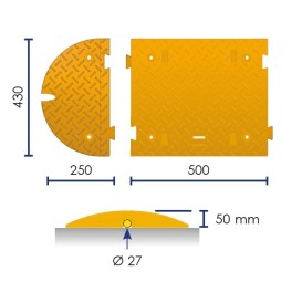 LED modular speed bump