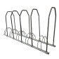 Bicycle rack for 5 bikes with hoops