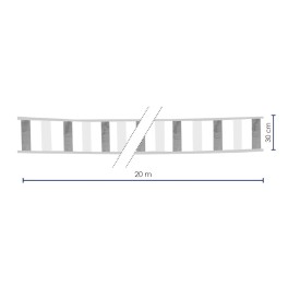 Bandeau de signalisation en tissu