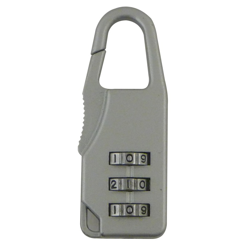 3-digit combination padlock