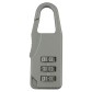 3-digit combination padlock