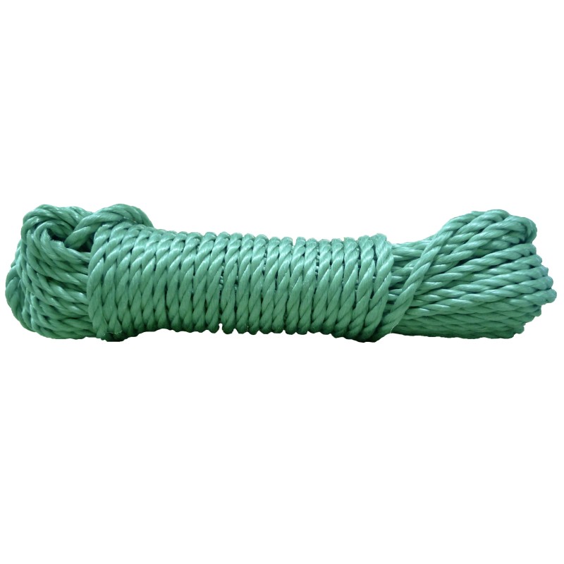 Colored polypropylene rope 