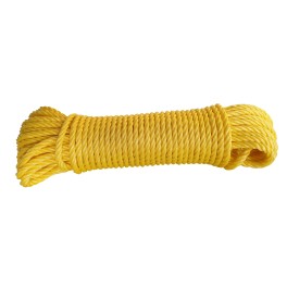 Colored polypropylene rope 