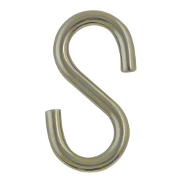 "S" stainless steel hook