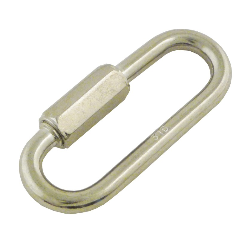 Stainless steel quick link large opening  