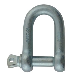 Zinc-plated shackle