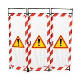 Barrière d'intervention pvc 1000 mm