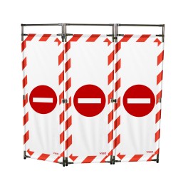 Intervention barrier - 3 panels