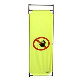 Barrière d'intervention inox 1000 mm