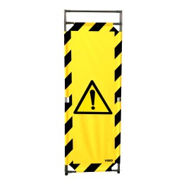Barrière d'intervention inox 1000 mm